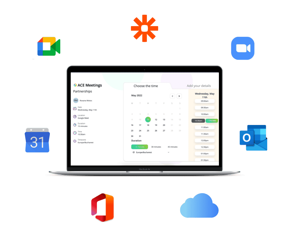 ACE Meetings integrations